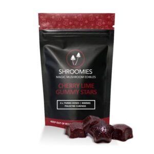 Shroomies – Cherry Lime Gummy Stars 3000mg