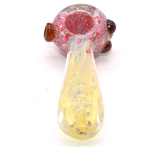 HAND PIPE | 3″ – Fumed Frit Cap